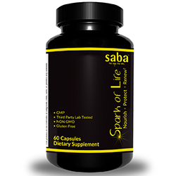 Saba Spark of Life - One 60-Count Bottle | Essential Vitamins and Minerals